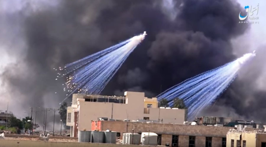 US-led coalition admits use of white phosphorus in Mosul amid mounting criticism