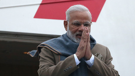 Prime Minister of India Narendra Modi arrives in St. Petersburg to participate in the XXI St. Petersburg International Economic Forum. © TASS Photo