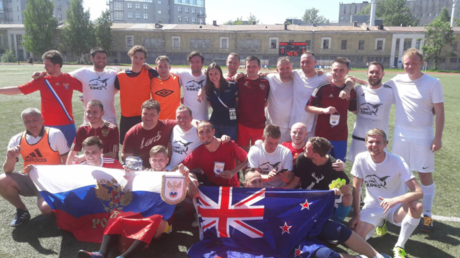 ‘We came with open minds’: NZ fans enjoy Petersburg’s White Nights, win vs. Russian fan team