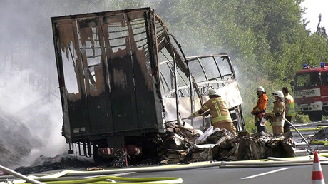 52 dead in bus fire in western Kazakhstan (VIDEO)