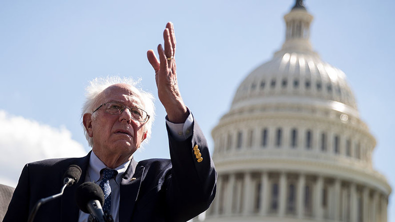 ‘Bombastic rhetoric’: Sanders blasts Trump over ‘fire & fury’ N. Korea threat