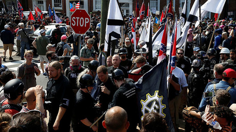 White supremacists rally in Charlottesville, Virginia, U.S., August 12, 2017. © Joshua Roberts 