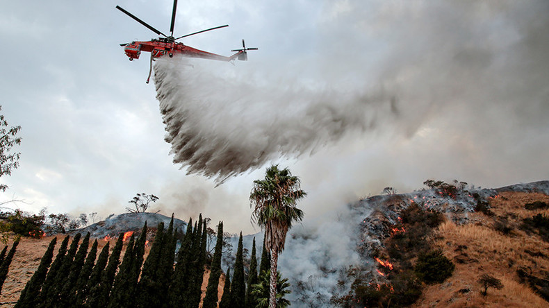 LA wildfire biggest in city’s history, now spans 5,895 acres (PHOTOS ...