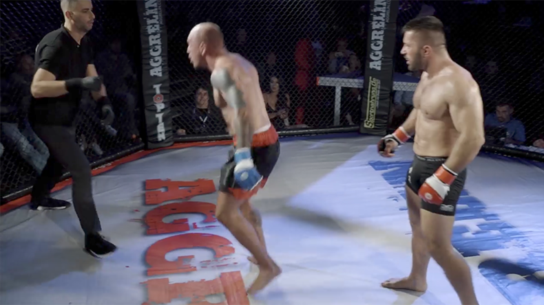 Enraged Austrian MMA fighter pummels referee for failing to stop fight on time (VIDEO)