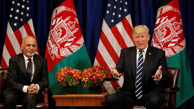 Trump keeps eyes on Afghan mineral prize in meeting with Ghani