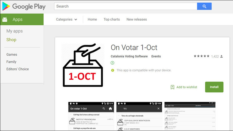 Google blocks Catalan independence info app following Spanish court ruling