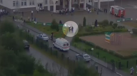 Student attacks teacher with ax & opens fire in school near Moscow, 4 people injured