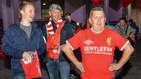 ‘Amazing people’: Liverpool fans cheer Russian welcome after UK media scaremongering