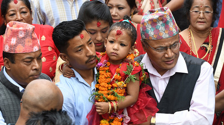 3yo named ‘living goddess’ in Nepal, can leave temple just 13 times a year