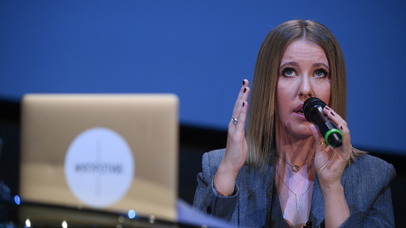 “Crimea is Ukrainian territory” – it-girl-turned candidate Sobchak outlines her presidential program