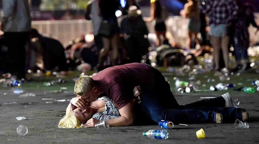 ‘Horror show’: Vegas eyewitnesses recount chaos of Mandalay Bay shooting