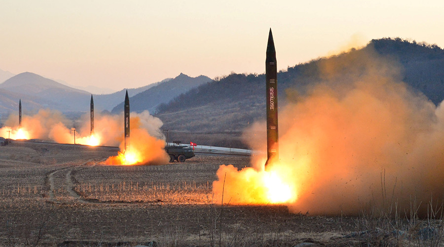 N. Korea threatens Guam with ‘salvo of missiles’ as US gears up for drills with Seoul