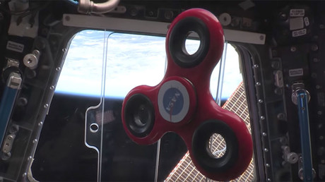 Final frontier fidgeting: Astronauts perform spinner tricks in space (VIDEO)