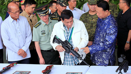 Philippines President Rodrigo Duterte © Romeo Ranoco