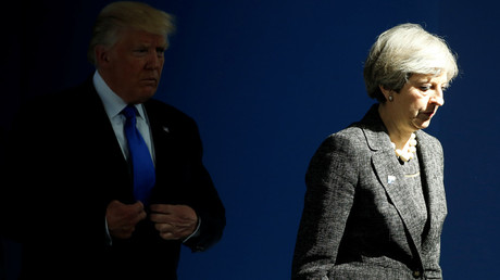 US President Donald Trump (L) and Britain’s Prime Minister Theresa May © Jonathan Ernst