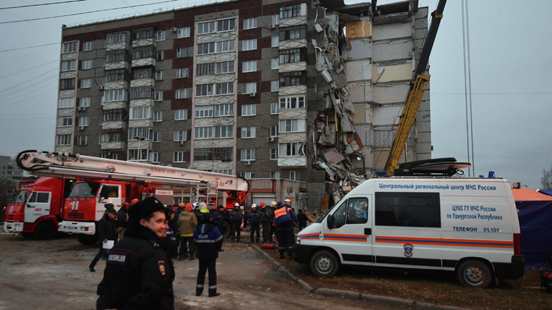 Dramatic video catches moment that 9-story block exploded in Russia’s Urals
