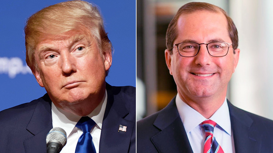 Trump names former pharma boss to lead Health & Human Services