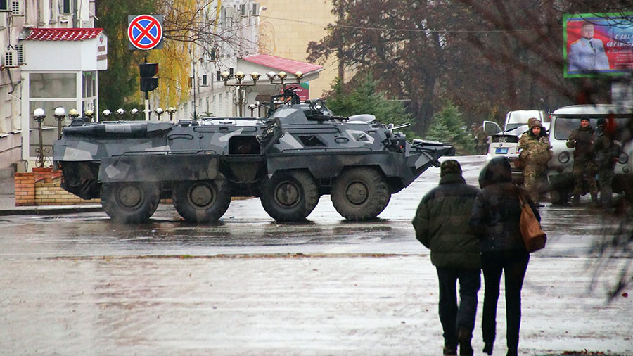 Armed standoff among leaders of Ukraine’s breakaway region as Kremlin keeps close eye
