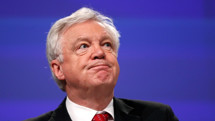 David Davis finally hands Brexit papers to parliament... but they’re heavily redacted 