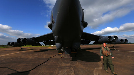 U.S. Air Force B-52 long-range, subsonic, jet-powered strategic bomber © Andrew Winning