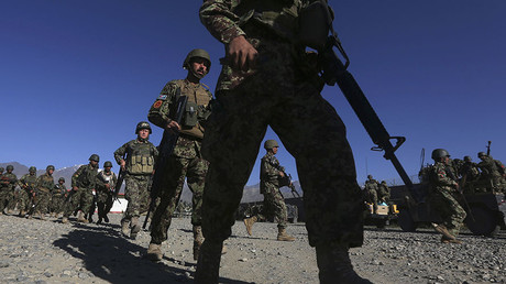 Afghan National Army (ANA) soldiers. © Omar Sobhani