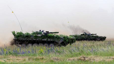 FILE PHOTO Poland's army tanks attend the final day of NATO Saber Strike exercises in Orzysz, Poland  Ints Kalnins