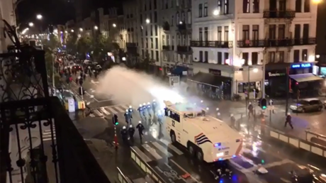Image result for Morocco World Cup qualification sparks riots in Brussels