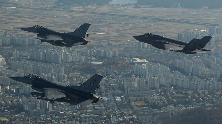 US holds massive military drills aimed at North Korea despite warnings from Moscow