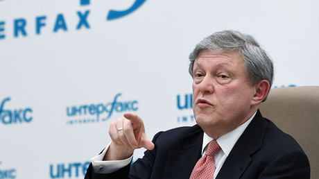 Grigory Yavlinsky, chairman of the Federal political council, the Yabloko Party. © Kirill Kallinikov