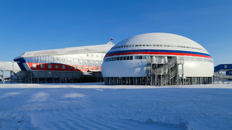 Russia's Arctic Trefoil base located on the island of Alexandra Land – the westernmost major island of the Franz Josef Archipelago. © Vadim Savitsky