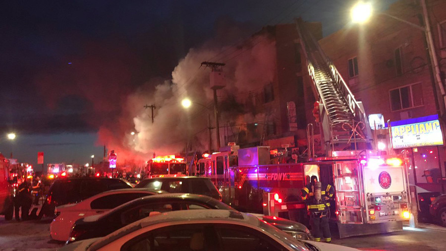 Over 20 injured in Bronx building blaze (PHOTOS, VIDEO)