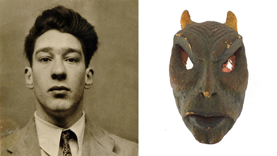 Masks crafted by notorious London gangster Ronnie Kray up for auction