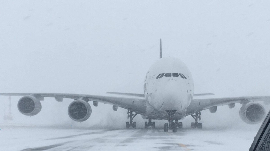 Planes collide at JFK amid ‘bomb cyclone’ chaos (PHOTOS)