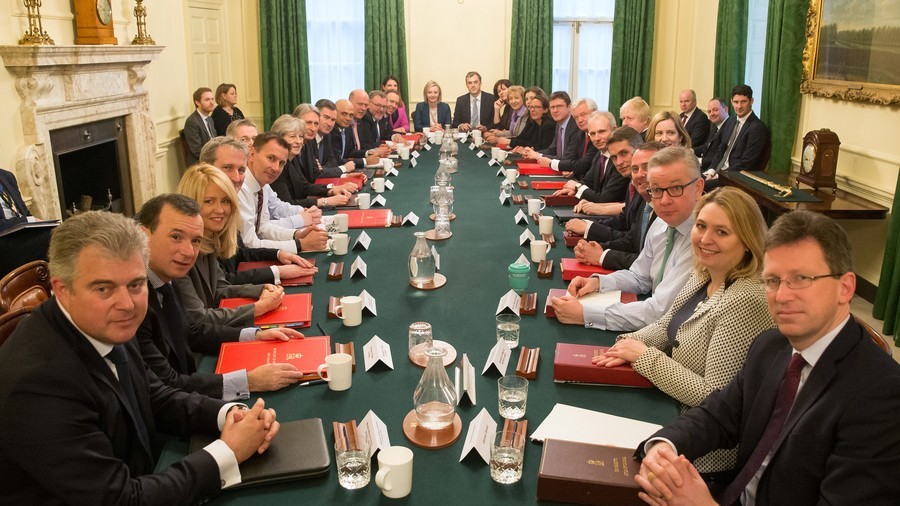 Theresa May Invisible In First Photograph Of New White Male