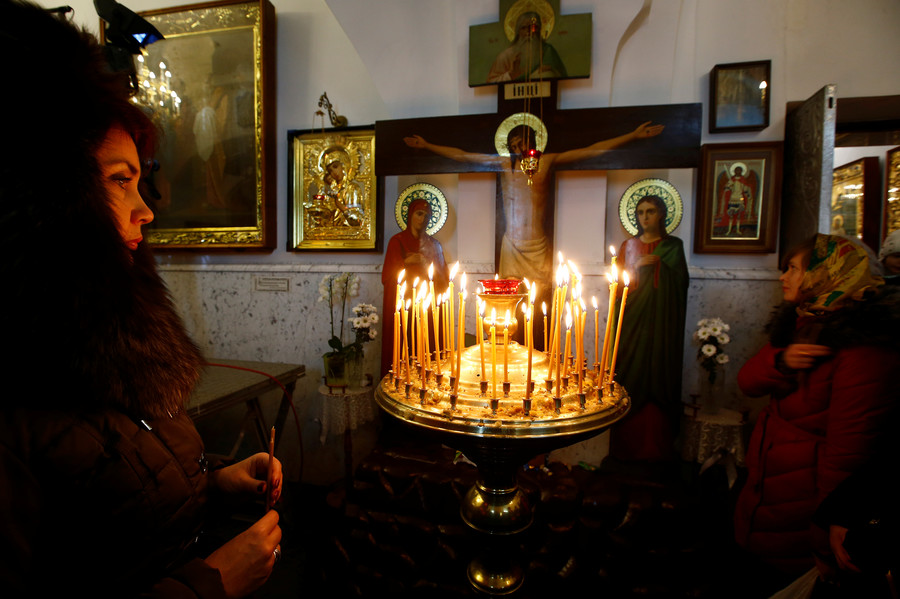 Orthodox Christians celebrate Christmas around the world (PHOTOS, VIDEO