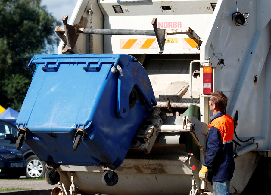 Homeless man asleep in a bin injured after being mistakenly emptied ...