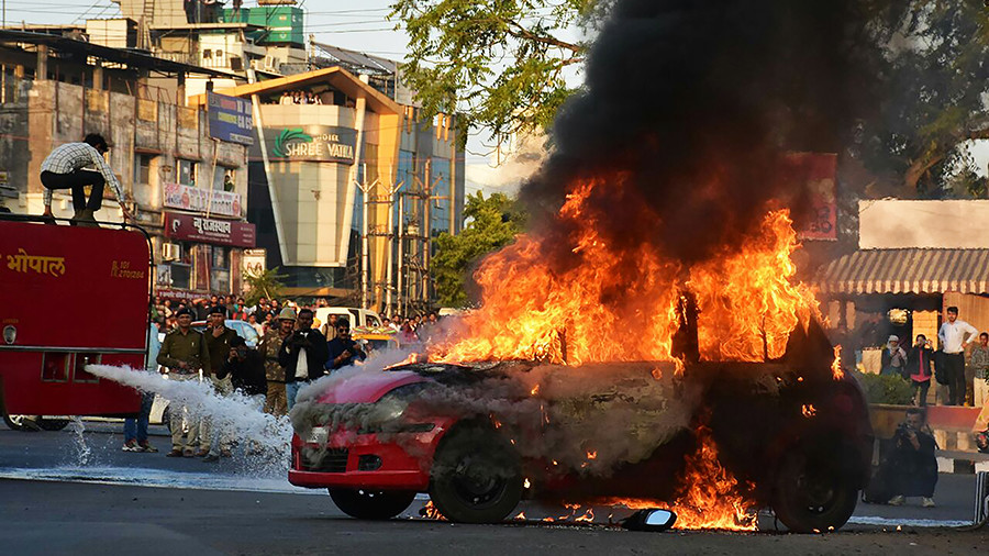 Cars torched, schools shut: Bollywood movie on Muslim king ...