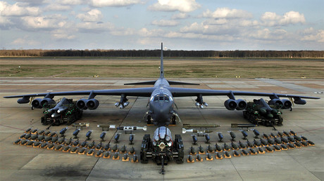 FILE PHOTO: The Boeing B-52 Stratofortress is an American long-range, subsonic, jet-powered strategic bomber © U.S. Air Force