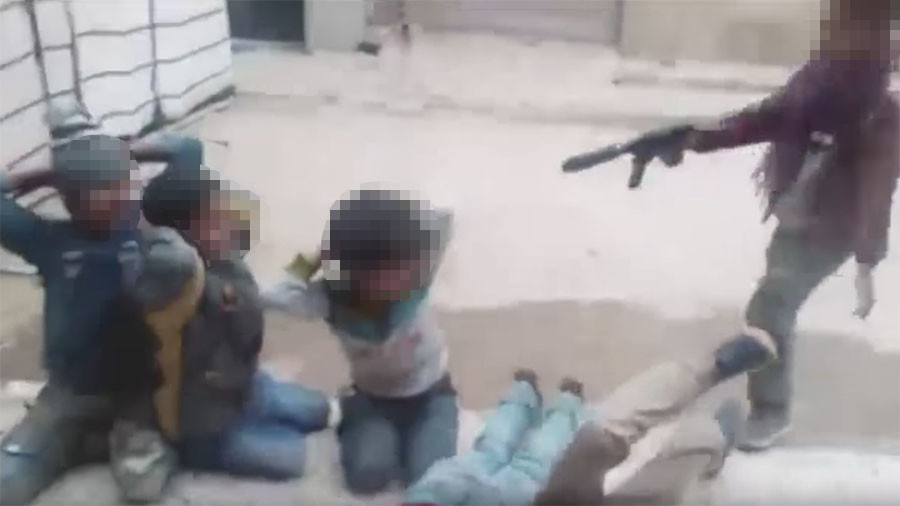 Shocking footage shows alleged Libyan children mimicking ISIS-style