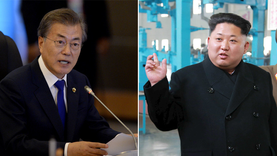 Kim Jong-un invites South’s leader Moon to Pyongyang in personal letter delivered by sister