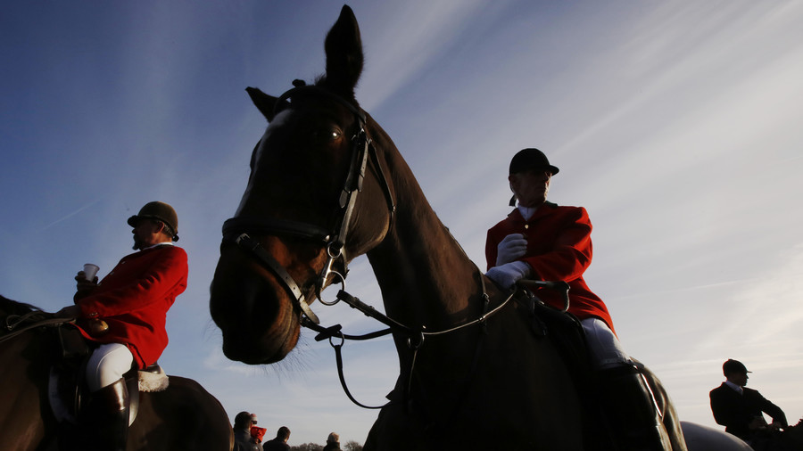 Anti-hunt protesters have car smashed up in violent attack (VIDEO)