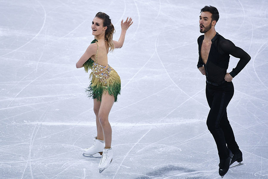 Flash Dance Costume Malfunction Leaves French Olympic Figure