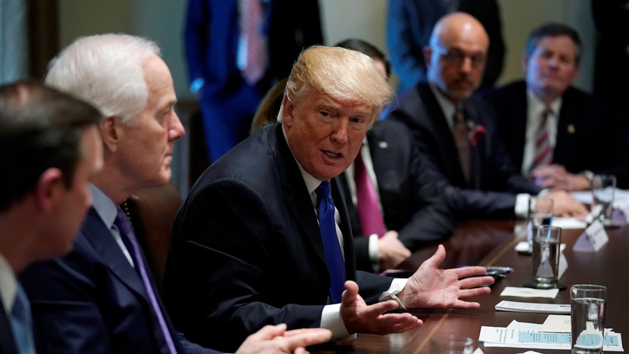 ‘Take the guns first’: Trump backs gun control at bipartisan White House meeting
