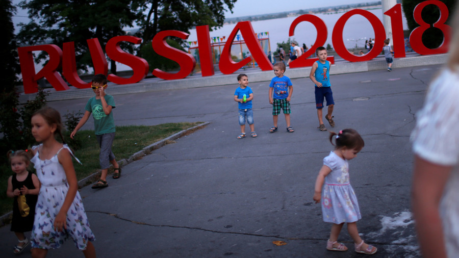 Russian international footballers grant dream gifts to young disabled fans