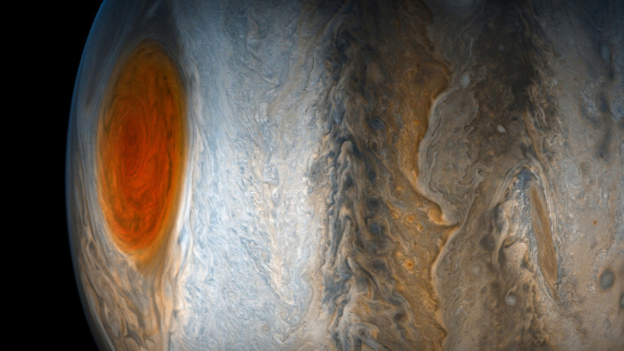 Red alert: Jupiterâs ancient storm turning orange & changing shape (VIDEO)