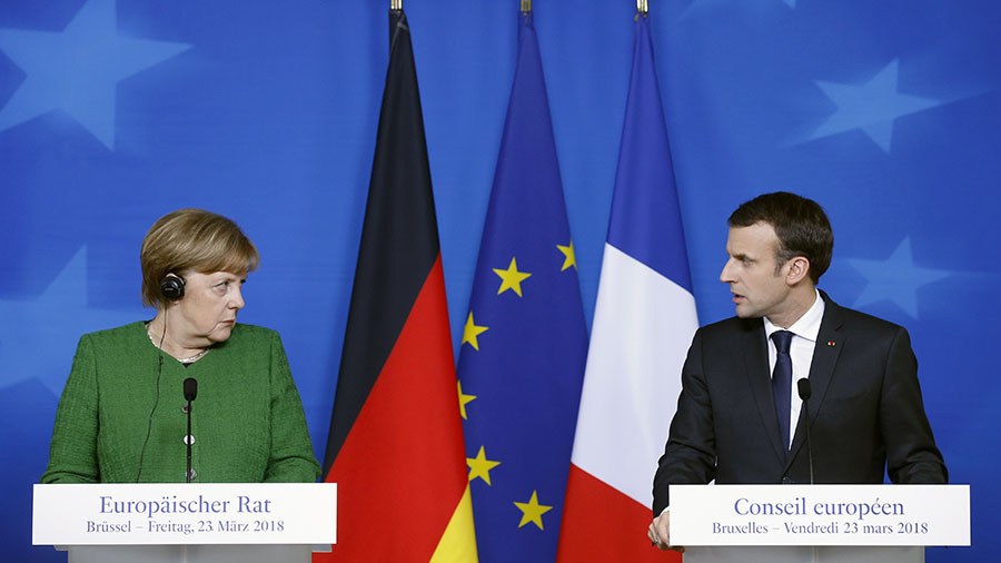 Merkel, Macron convinced by London’s ‘evidence’ implicating Russia in Skripal case
