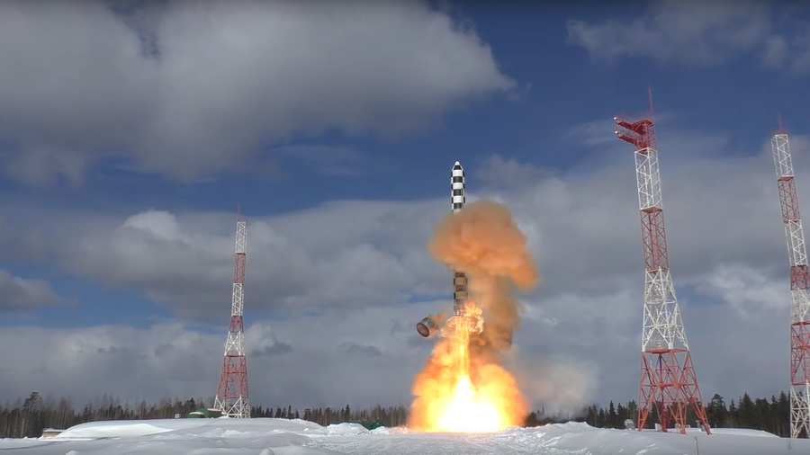 Russia's New Heavy ICBM Undergoes 2nd Launch Test (VIDEO) — RT World News