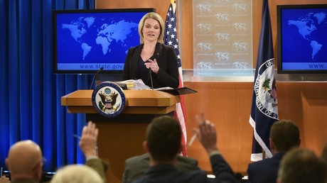 FILE PHOTO: US State Department spokeswoman Heather Nauert © Mandel Ngan