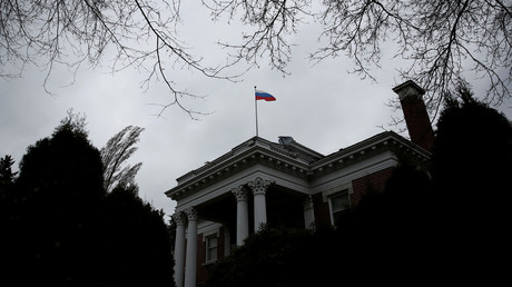 Russia closes Seattle consulate, but refuses to remove flag