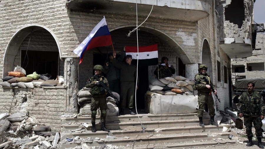 3 Russian journalists injured by gunfire as Douma militants disperse people celebrating liberation